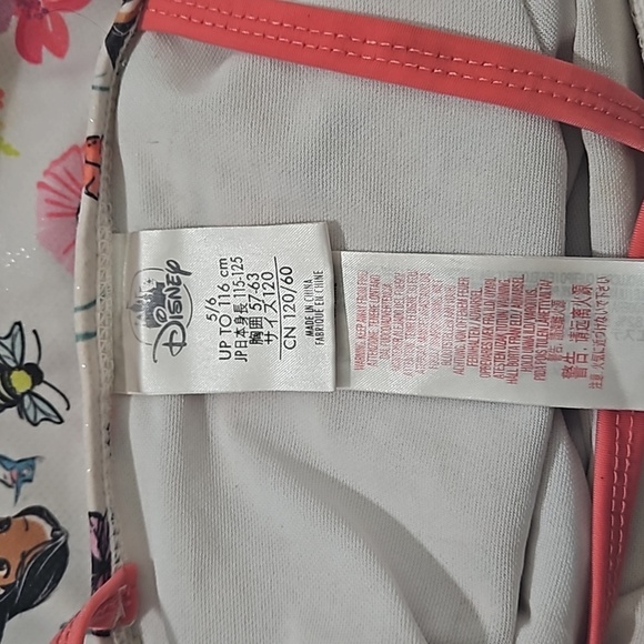 Disney Animation Collectio Swimsuit 1- piece Size 5 Tommy Bahama sea shell skirt - Picture 9 of 17